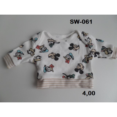 Sweater ecru met Disney figuren